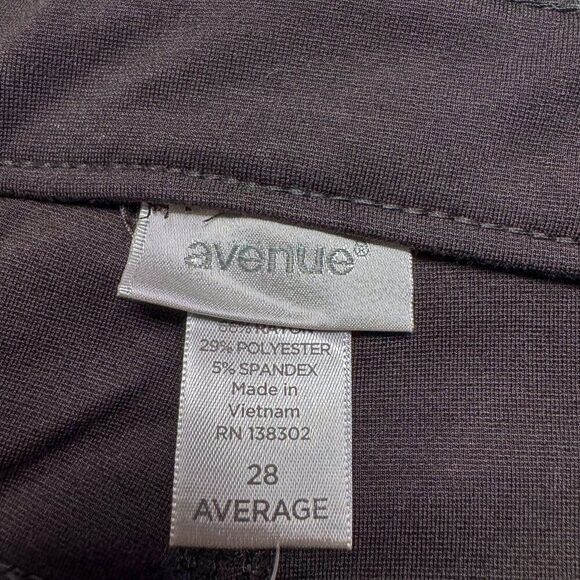 New Avenue Ponte Jeans Womens 28 Average Brown High Rise Stretch Office NWT $60 - Picture 11 of 16
